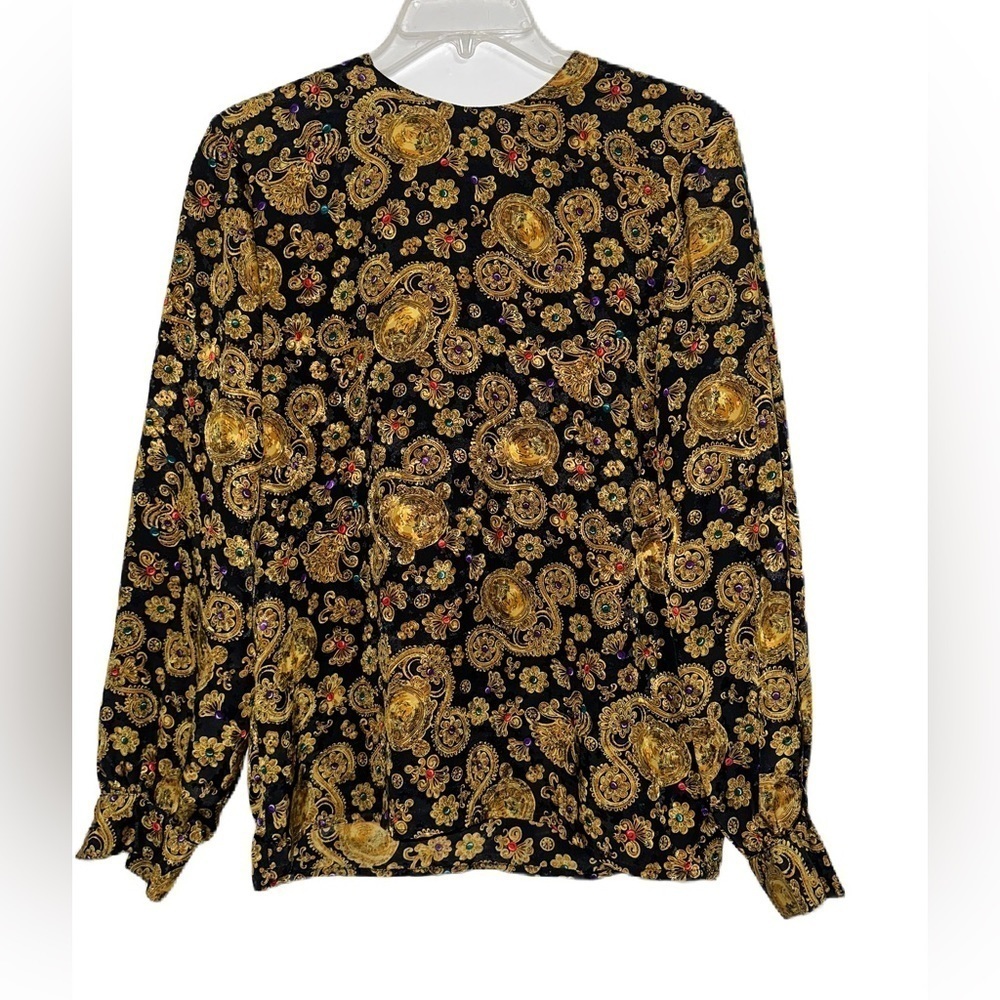 VINTAGE Howard Wolf Dallas silky top size 2